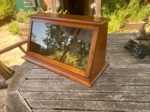 Antike tischvitrine mahagoni - antike,