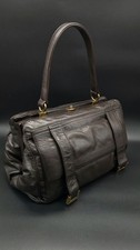 Vintage Leder Handtasche