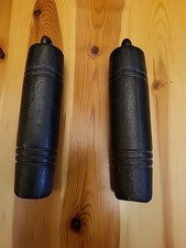 2 alte Uhrengewichte