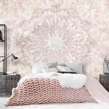 Mandala Ornament Braun Blau