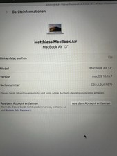 Macbook Air 2012 8GB RAM 512GB Flash-Speicher 