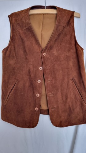 Wildleder weste herren - weste,