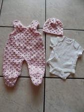 Babystrampler rosa mit