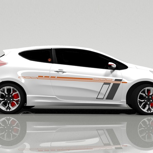 Sport design seitenstreifen - design,