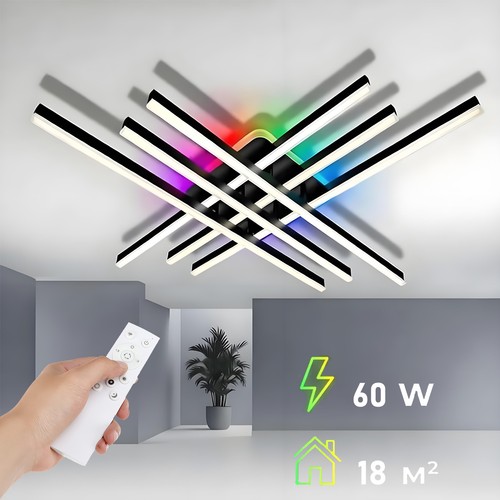 120cm led deckenleuchte rgb - led,