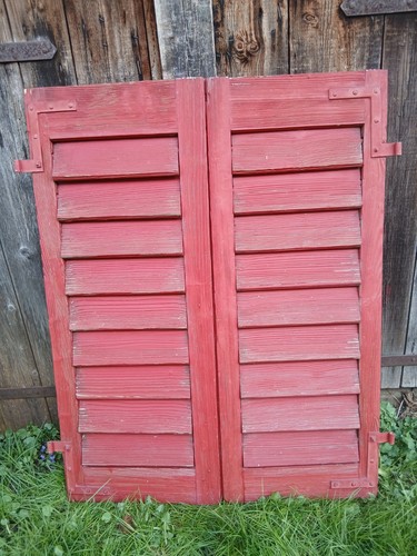 Paar fensterladen holz - fensterladen,