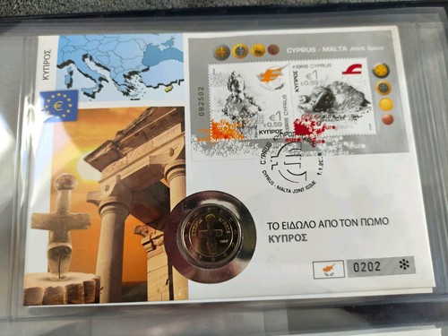 Numisbrief zypern malta - zypern/malta,, 2