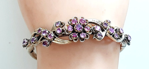 Jugendstil armreif amethyst - jugendstil, °