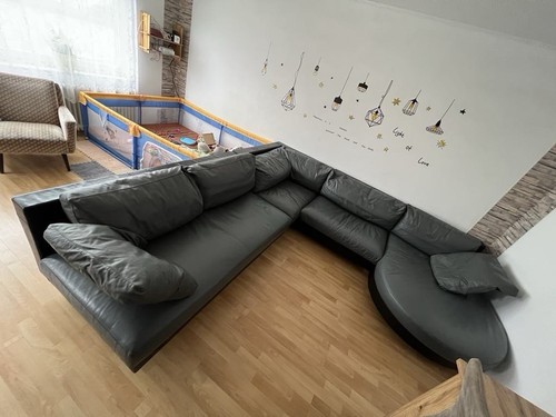 Leder sofa garnitur - sofa, b&b