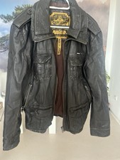 SUPERDRY Vintage Lederjacke