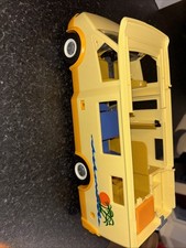 Playmobil 3647 gelbes Wohnmobil ohne Zubehör unvollständig gebraucht EB25JH