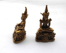 Buddha Figur Messing brass 3,6