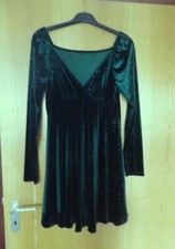 SAMTKLEID, FESTLICHES GLITZERKLEID "Cocktail" ABENDKLEID PARTYKLEID GR.  44