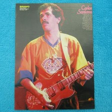 Carlos Santana Bild POSTER BRAVO 1 Seite Clipping Ausschnitt