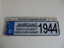 Albatros Namensschilder