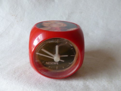 Alter wecker nescafe werbeuhr - nescafe,