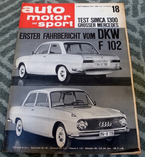 Ams 1963 simca 1300 - simca, dkw