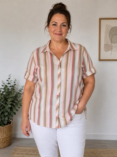 Damen bluse weiß - bluse, 50