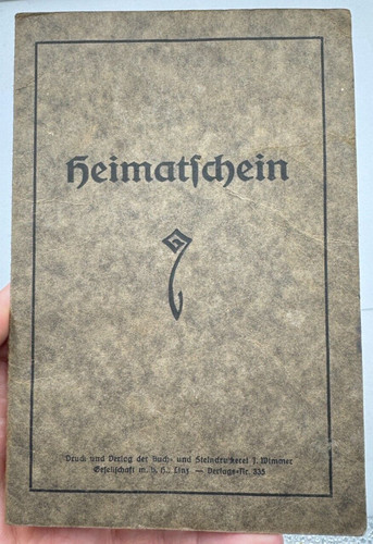 Heimatschein ausweis dokument - heimatschein,