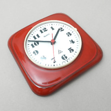 Uhr Wanduhr Küchenuhr Keramik Dugena 60er Jahre