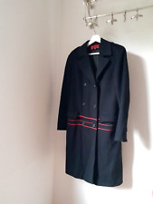 Hugo Boss Damen Gr. 40 Schwarz Mantel  Herbst Winter neu wertig Wolle Kaschmir