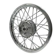 Speichenrad Felge Alu für Simson S51 S50 S70 Schwalbe KR51 Inox AF18 C-Ware