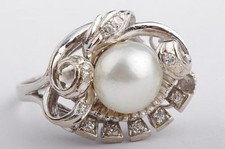 Diamant Ring 14K Weiß Gold