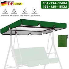 Ersatzdach Hollywoodschaukel Dach WASSERDICHT Gartenschaukel Dachbezug 3 Sitzer