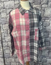 Flanell-Bluse 1XL DE 40/42