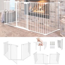 Absperrgitter 5 Stück Türschutzgitter Kaminschutzgitter Ofenschutz Kinderzaun