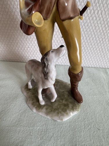 Kaiser porzellanfigur falkner - porzellanfigur, "falkner