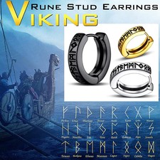 Ohrringe creolen runen - runen, silber