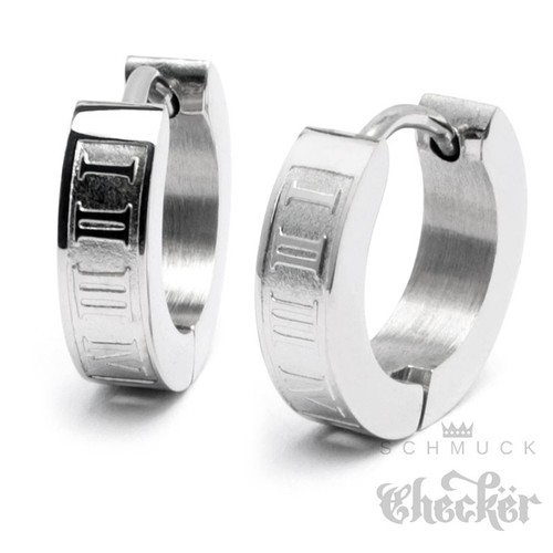 Edelstahl herren ohrringe - herren,