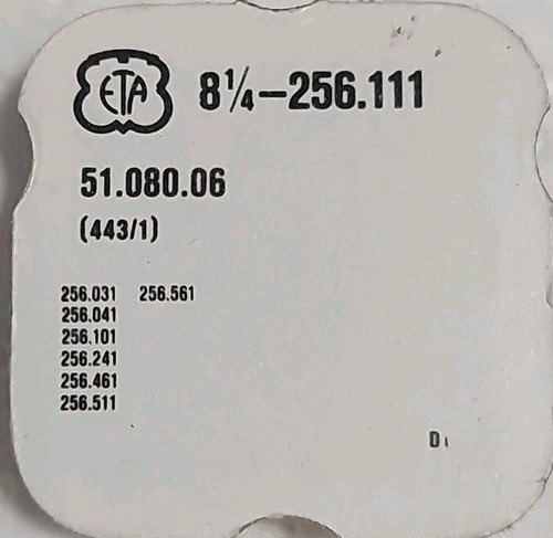 Esa eta cal - 256.111, tirette