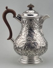 Kaffeekanne wein kanne - wein, silber