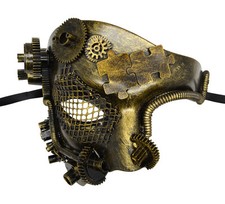 Steampunk Phantom Half Face