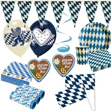 Top Oktoberfest Party Deko Bayern Partydeko Wiesn Dekoration Raumdeko Tischdeko