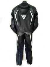 Dainese Motorrad Lederkombi Laguna Seca 2 tlg. Gr. 98 schwarz/weiß