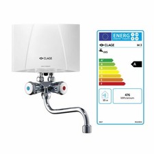 Clage Klein Durchlauferhitzer M3/SMB 3,5kW/230V 1500-1710 mit Zweigriffarmatur