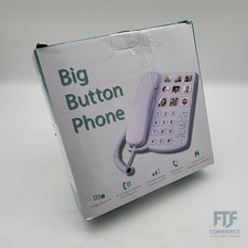 Senioren Telefon Großtasten Notruf Kurzwahl Fototasten Verstärker Schnurgebunden