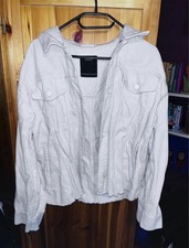 Süße Cordjacke Damen Creme