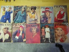 11 Stück Zeitschriften PRAMO Praktische Mode Verlag für die Frau DDR 60er 70er