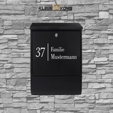 Briefkasten Aufklebe