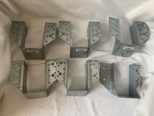 Balkenschuhe ca. B 5,8 x H 10,0 cm, neuwertig, verzinkt, 6 Stück, nie verbaut