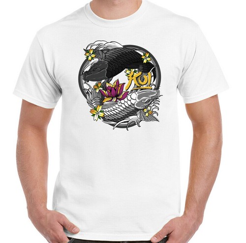 Koi karpfen shirt fisch yin - karpfen, t-shirt