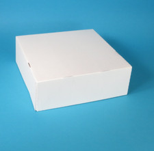 60 Tortenkartons Kuchenkarton Tortenschachtel Cakebox 1-teilig 32x32x11cm weiß