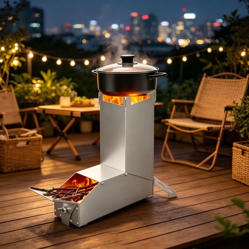 Bbq camping raketenofen - camping,