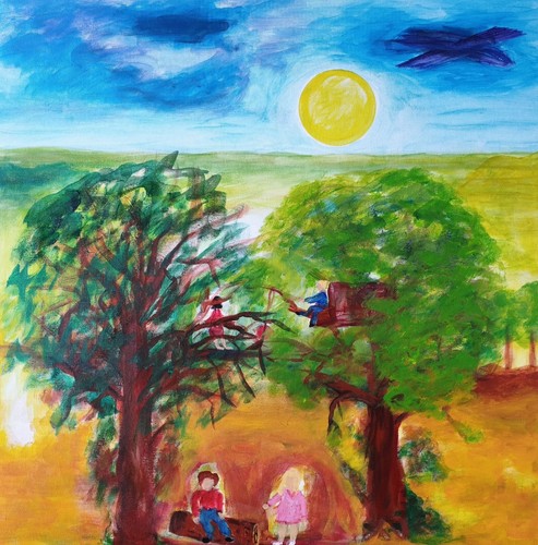 Hadassa acrylgemälde auf - acrylgemälde,