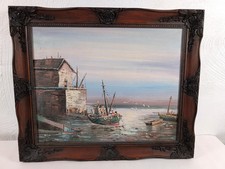 Vintage Öl auf Leinwand