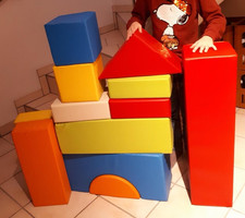 12 Schaumstoff Bauklötze XXL